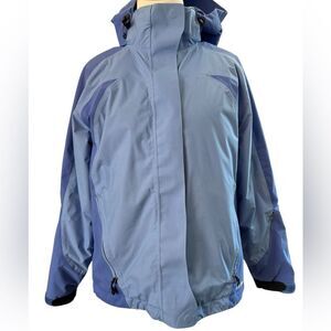 L.L. Bean Women’s Rugged Ridge Parka Blue Waterproof Hooded Jacket Size Small
